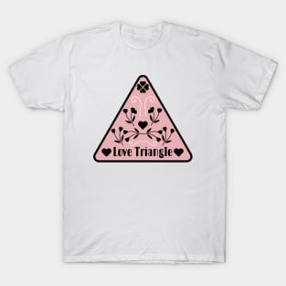 Love Triangle | Book Tropes | Book themed T-Shirt